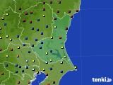 茨城県のアメダス実況(日照時間)(2021年04月22日)