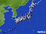 アメダス実況(風向・風速)(2021年04月22日)