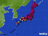 アメダス実況(日照時間)(2021年04月23日)