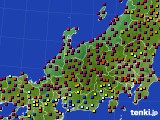 2021年04月24日の北陸地方のアメダス(日照時間)