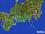 2021年04月24日の東海地方のアメダス(日照時間)