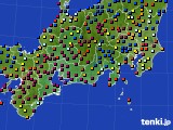 2021年04月25日の東海地方のアメダス(日照時間)