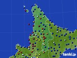 道北のアメダス実況(日照時間)(2021年04月25日)