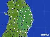 2021年04月25日の岩手県のアメダス(風向・風速)