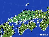 2021年04月26日の中国地方のアメダス(風向・風速)