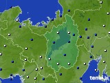 滋賀県のアメダス実況(風向・風速)(2021年04月26日)