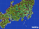 関東・甲信地方のアメダス実況(日照時間)(2021年04月27日)