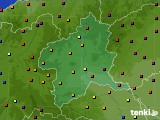 群馬県のアメダス実況(日照時間)(2021年04月27日)