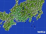 2021年04月28日の東海地方のアメダス(風向・風速)