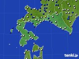 2021年04月28日の道南のアメダス(風向・風速)