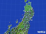 東北地方のアメダス実況(降水量)(2021年04月29日)