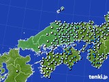 中国地方のアメダス実況(降水量)(2021年04月29日)