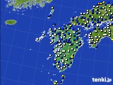 九州地方のアメダス実況(風向・風速)(2021年04月30日)
