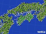 2021年05月01日の四国地方のアメダス(風向・風速)