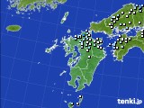 九州地方のアメダス実況(降水量)(2021年05月02日)