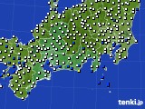 2021年05月04日の東海地方のアメダス(風向・風速)