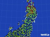 2021年05月07日の東北地方のアメダス(日照時間)