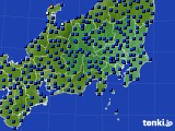 関東・甲信地方のアメダス実況(日照時間)(2021年05月07日)