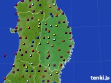 岩手県のアメダス実況(日照時間)(2021年05月09日)