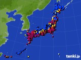 アメダス実況(日照時間)(2021年05月10日)