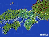 近畿地方のアメダス実況(日照時間)(2021年05月11日)