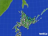 北海道地方のアメダス実況(気温)(2021年05月11日)