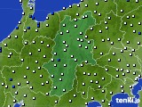 長野県のアメダス実況(風向・風速)(2021年05月11日)