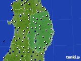 2021年05月11日の岩手県のアメダス(風向・風速)