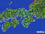 近畿地方のアメダス実況(日照時間)(2021年05月12日)