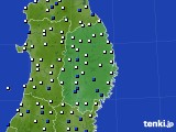 岩手県のアメダス実況(風向・風速)(2021年05月12日)