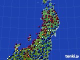 東北地方のアメダス実況(日照時間)(2021年05月13日)