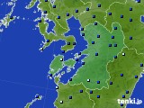 熊本県のアメダス実況(日照時間)(2021年05月13日)