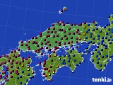 中国地方のアメダス実況(日照時間)(2021年05月19日)