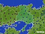 兵庫県のアメダス実況(日照時間)(2021年05月19日)