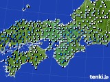 近畿地方のアメダス実況(降水量)(2021年05月20日)