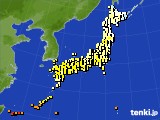 アメダス実況(気温)(2021年05月22日)