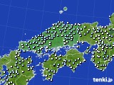 中国地方のアメダス実況(降水量)(2021年05月24日)