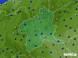 2021年05月25日の群馬県のアメダス(日照時間)