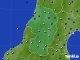 山形県のアメダス実況(風向・風速)(2021年05月25日)