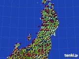 2021年05月26日の東北地方のアメダス(日照時間)