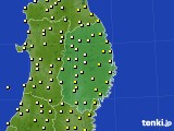 岩手県のアメダス実況(気温)(2021年05月26日)