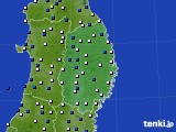 岩手県のアメダス実況(風向・風速)(2021年05月26日)