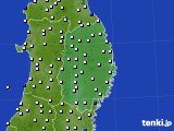 2021年05月28日の岩手県のアメダス(風向・風速)