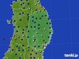 岩手県のアメダス実況(日照時間)(2021年05月30日)