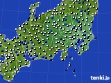 2021年05月30日の関東・甲信地方のアメダス(風向・風速)