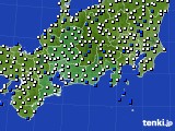 2021年05月31日の東海地方のアメダス(風向・風速)