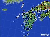 九州地方のアメダス実況(日照時間)(2021年06月02日)