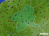 2021年06月02日の群馬県のアメダス(日照時間)