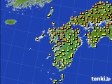 2021年06月02日の九州地方のアメダス(気温)