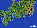2021年06月03日の東海地方のアメダス(日照時間)